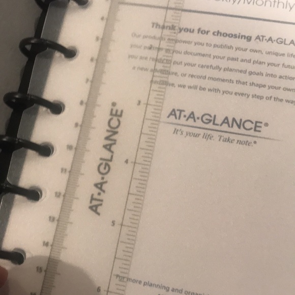 Brand new At a Glance Undated weekly monthly planner - Picture 6 of 9